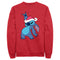 Men's Lilo & Stitch Santa Hat Sweatshirt