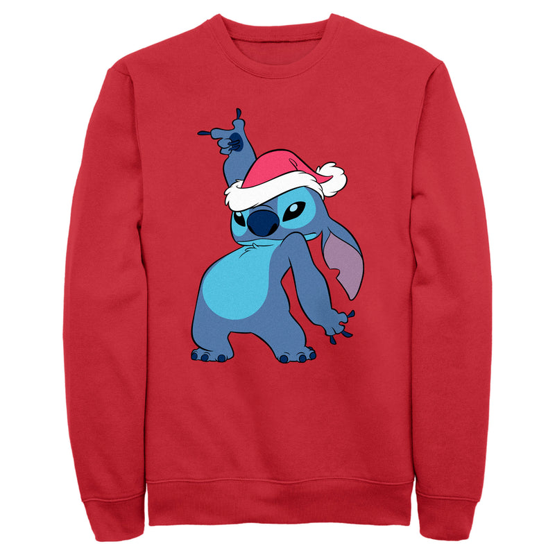 Men's Lilo & Stitch Santa Hat Sweatshirt