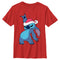 Boy's Lilo & Stitch Santa Hat T-Shirt