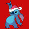 Boy's Lilo & Stitch Santa Hat T-Shirt