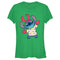 Junior's Lilo & Stitch Reindeer Alien T-Shirt