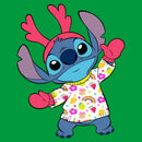 Junior's Lilo & Stitch Reindeer Alien T-Shirt