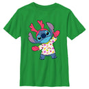 Boy's Lilo & Stitch Reindeer Alien T-Shirt