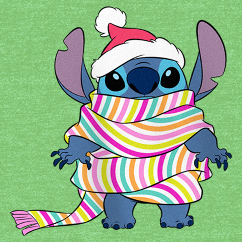 Girl's Lilo & Stitch Wrapped in Scarf T-Shirt