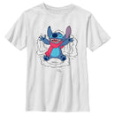 Boy's Lilo & Stitch Snow Angel Winter T-Shirt