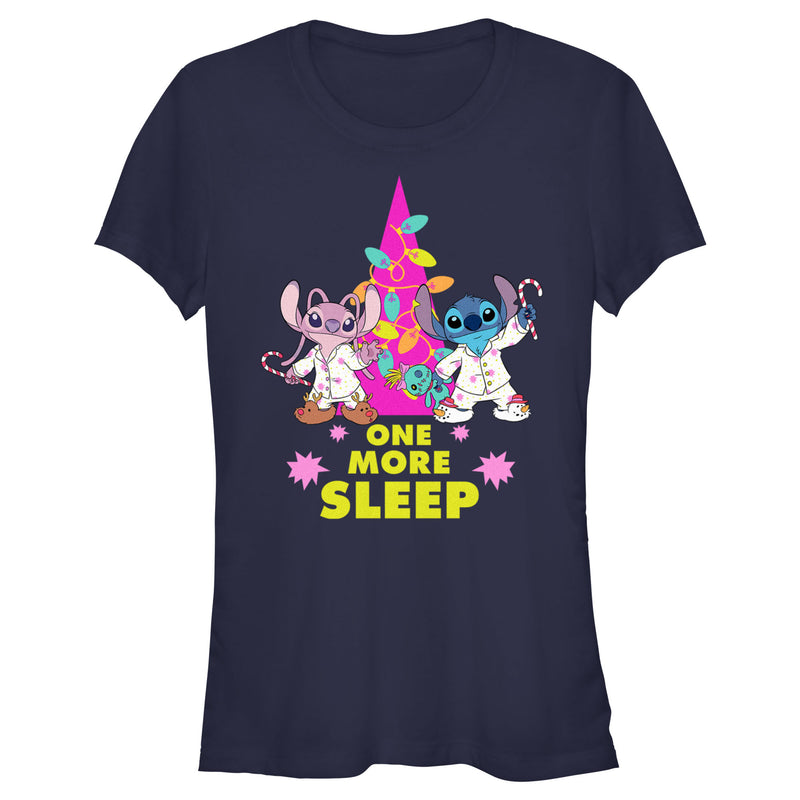 Junior's Lilo & Stitch One More Sleep T-Shirt