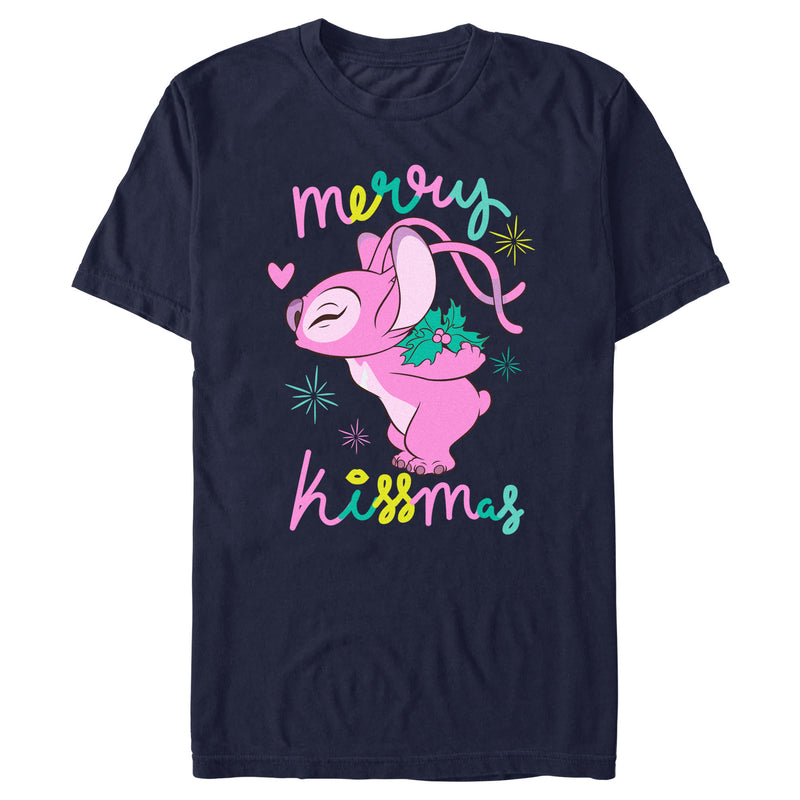 Men's Lilo & Stitch Merry Kissmas Angel T-Shirt