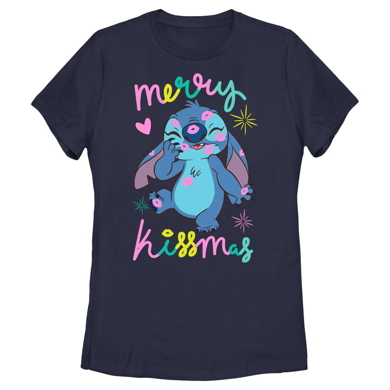 Women's Lilo & Stitch Merry Kissmas T-Shirt