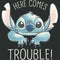 Women's Lilo & Stitch Here Comes Trouble! T-Shirt