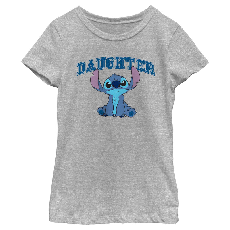 Girl's Lilo & Stitch Sitting Cute Daughter T-Shirt
