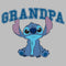 Men's Lilo & Stitch Sitting Cute Grandpa T-Shirt