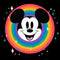 Men's Mickey & Friends Rainbow Circle T-Shirt