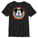 Boy's Mickey & Friends Rainbow Circle T-Shirt