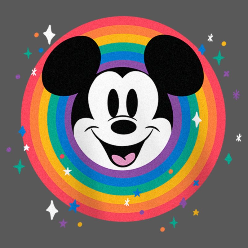 Girl's Mickey & Friends Rainbow Circle T-Shirt