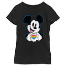 Girl's Mickey & Friends LGBTQIA+ Heart T-Shirt