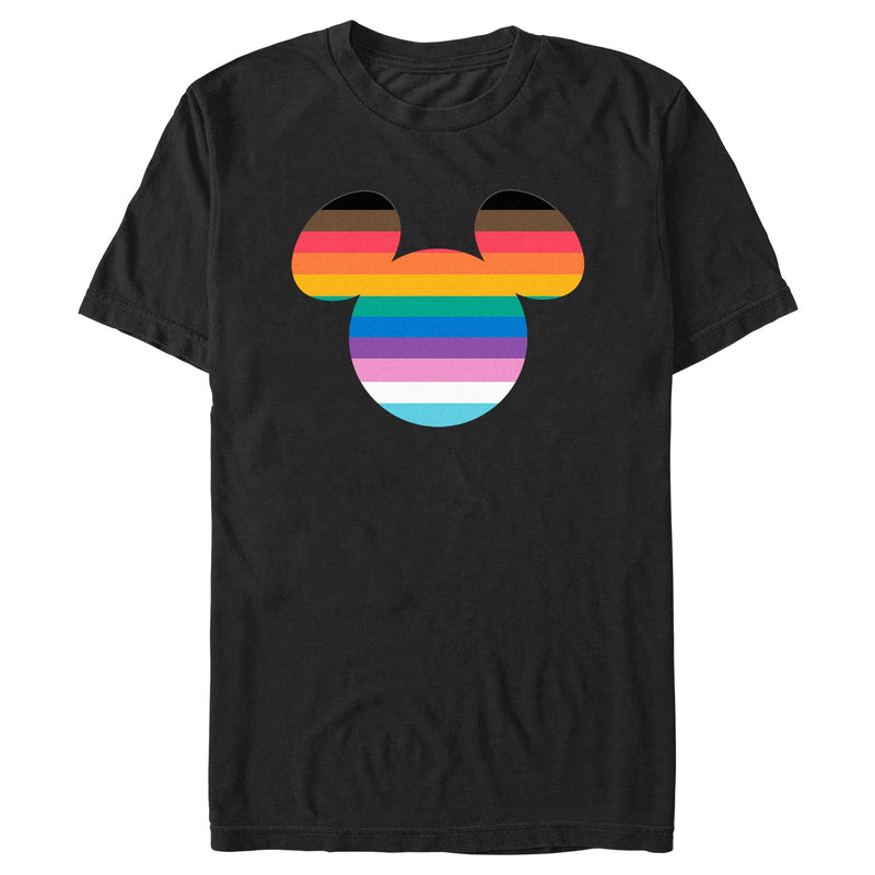 Men's Mickey & Friends LGBTQIA+ Pride Flag Logo T-Shirt