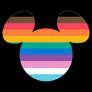 Men's Mickey & Friends LGBTQIA+ Pride Flag Logo T-Shirt