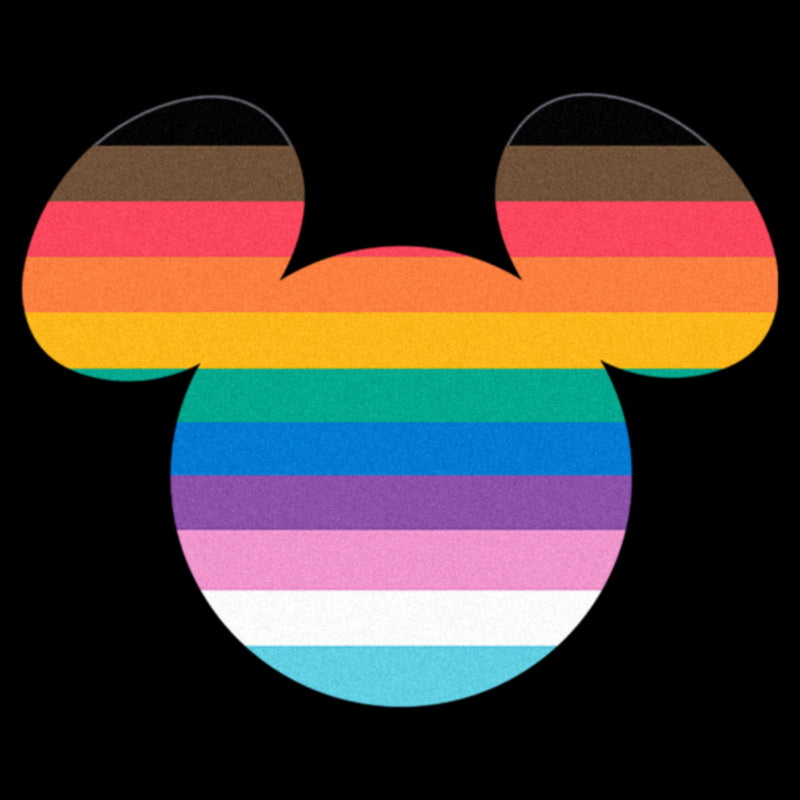 Women's Mickey & Friends LGBTQIA+ Pride Flag Logo T-Shirt