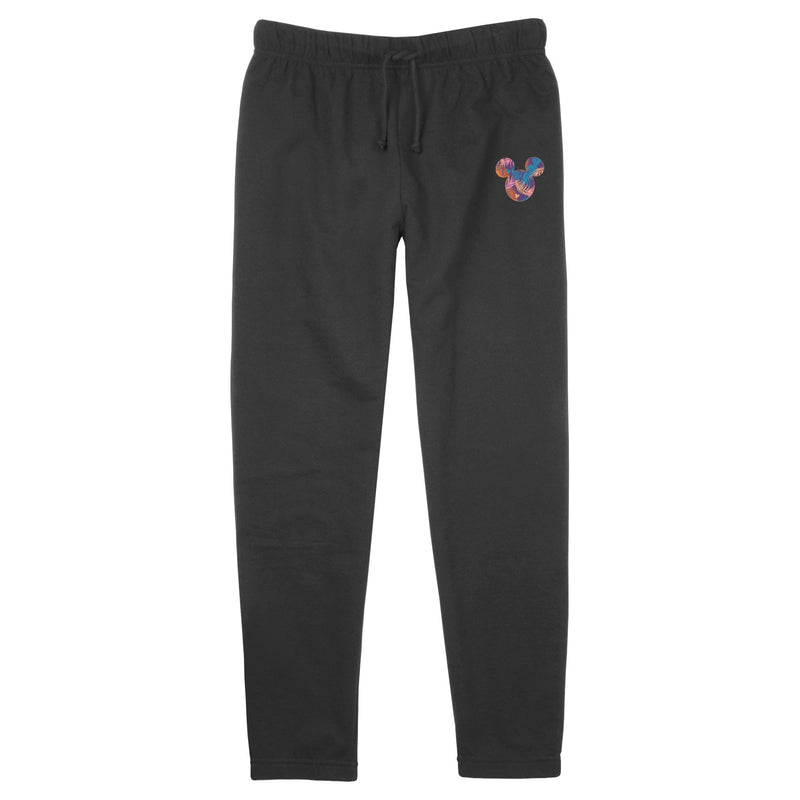 Junior's Mickey & Friends Tropical Small Logo Jogger Pants