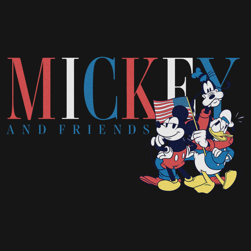 Women's Mickey & Friends American Retro Crew T-Shirt