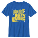 Boy's Mickey & Friends Distressed Best Day Ever T-Shirt