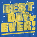 Boy's Mickey & Friends Distressed Best Day Ever T-Shirt