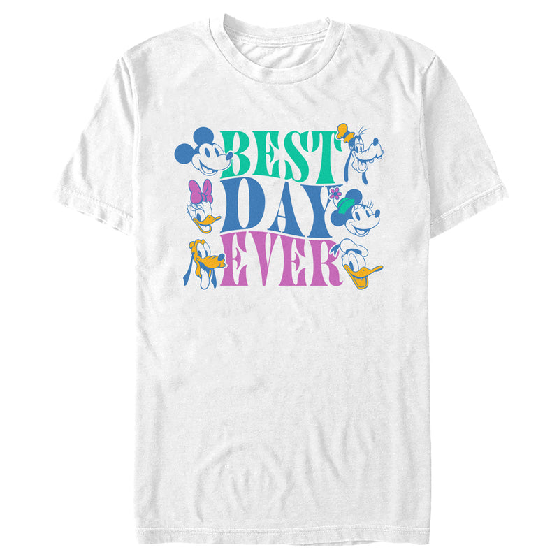 Men's Mickey & Friends Best Day Ever Crew T-Shirt