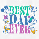 Women's Mickey & Friends Best Day Ever Crew T-Shirt