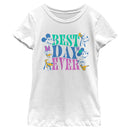 Girl's Mickey & Friends Best Day Ever Crew T-Shirt