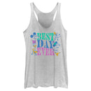 Women's Mickey & Friends Best Day Ever Crew Racerback Tank Top