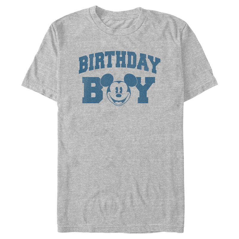 Men's Mickey & Friends Birthday Boy Happy Face T-Shirt