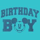 Girl's Mickey & Friends Birthday Boy Happy Face T-Shirt