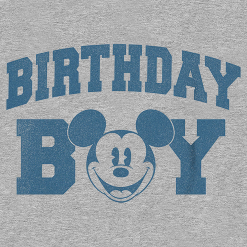 Boy's Mickey & Friends Birthday Boy Happy Face T-Shirt