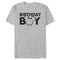 Men's Mickey & Friends Birthday Boy Outline Logo T-Shirt