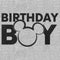 Girl's Mickey & Friends Birthday Boy Outline Logo T-Shirt