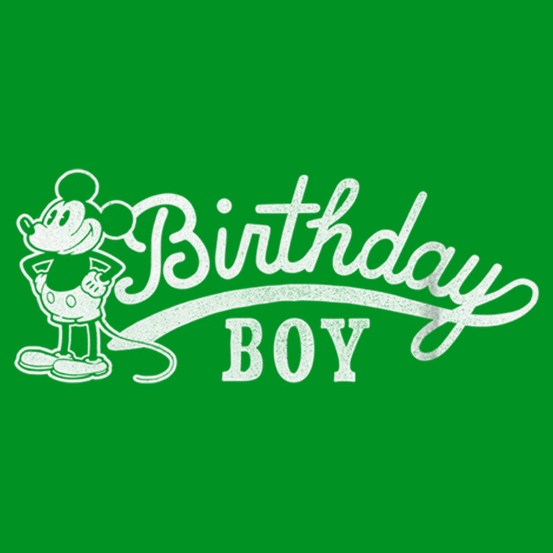 Boy's Mickey & Friends Retro Birthday Boy T-Shirt