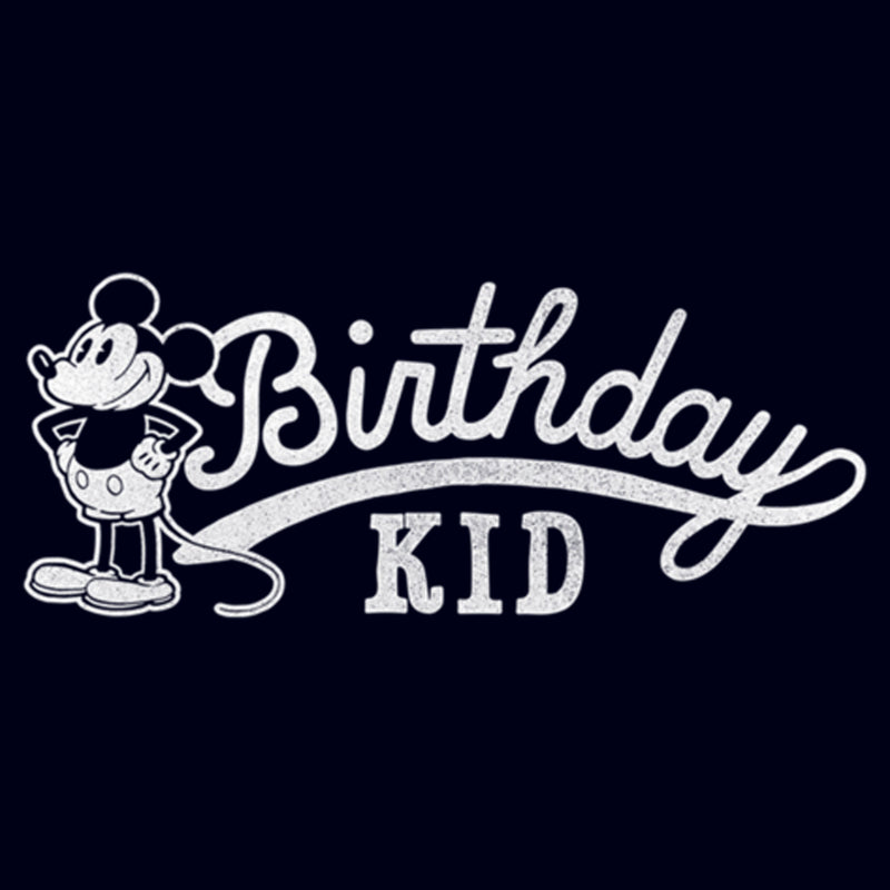 Women's Mickey & Friends Retro Birthday Kid T-Shirt