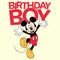 Men's Mickey & Friends Happy Birthday Boy T-Shirt