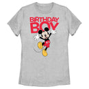 Women's Mickey & Friends Happy Birthday Boy T-Shirt