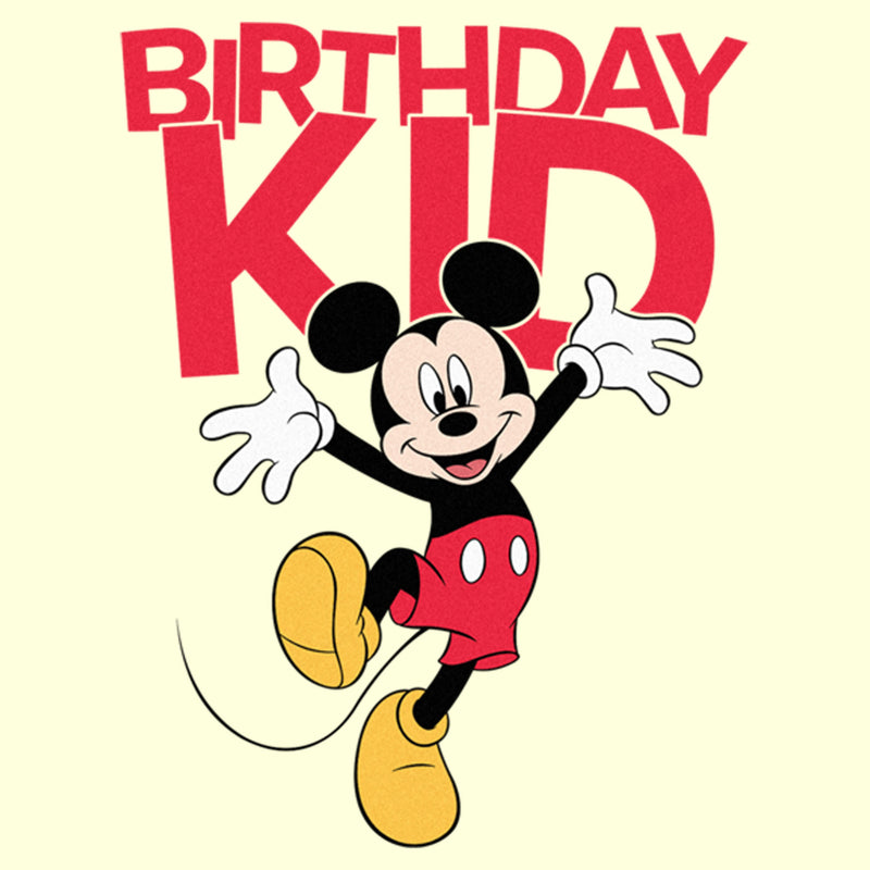 Men's Mickey & Friends Happy Birthday Kid T-Shirt