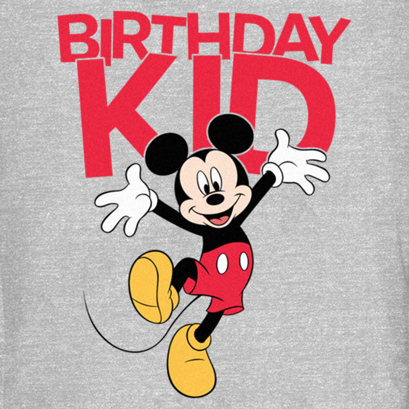 Junior's Mickey & Friends Happy Birthday Kid T-Shirt