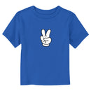 Toddler's Mickey & Friends Peace Mouse Hand T-Shirt