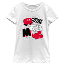 Girl's Mickey & Friends Icons Jumble T-Shirt