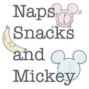 Boy's Mickey & Friends Naps Snacks Mickey T-Shirt