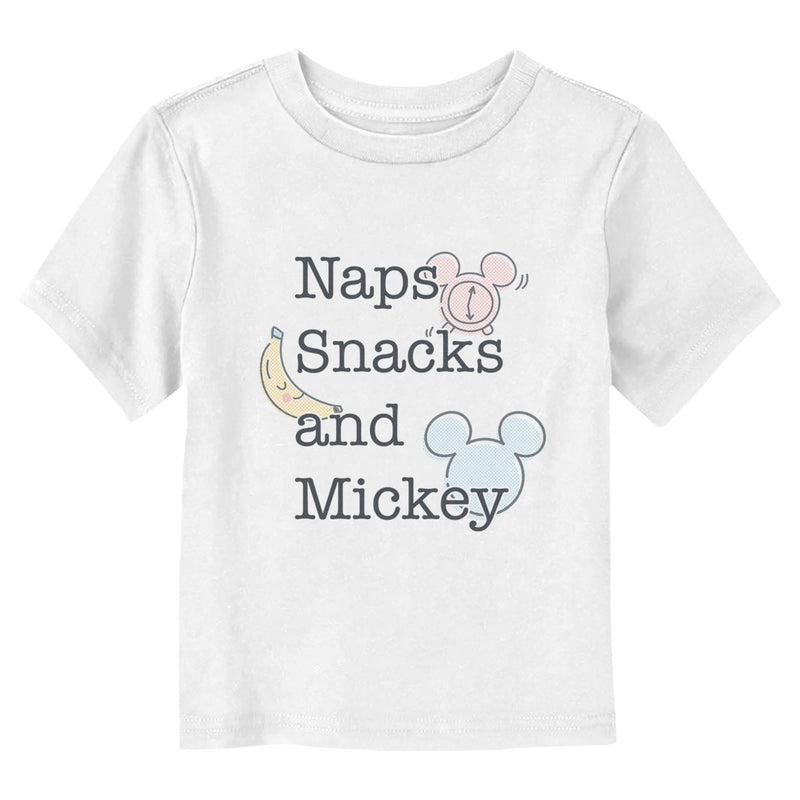 Toddler's Mickey & Friends Naps Snacks Mice T-Shirt