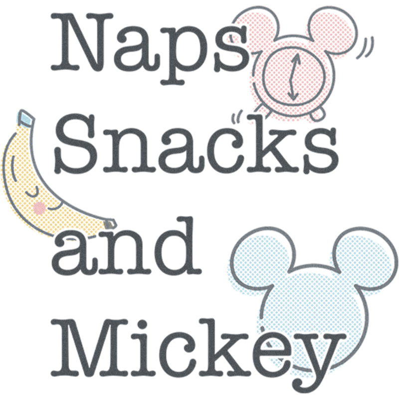 Toddler's Mickey & Friends Naps Snacks Mice T-Shirt