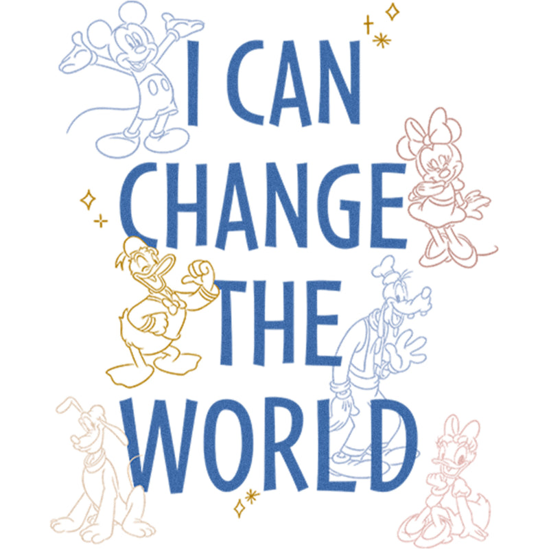 Toddler's Mickey & Friends I Can Change The World T-Shirt