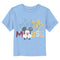 Toddler's Mickey & Friends Cute Character Drawing T-Shirt