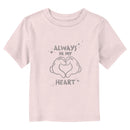 Toddler's Mickey & Friends Always in My Heart Hands T-Shirt