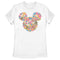 Women's Mickey & Friends Flowers and Butterflies Ears T-Shirt